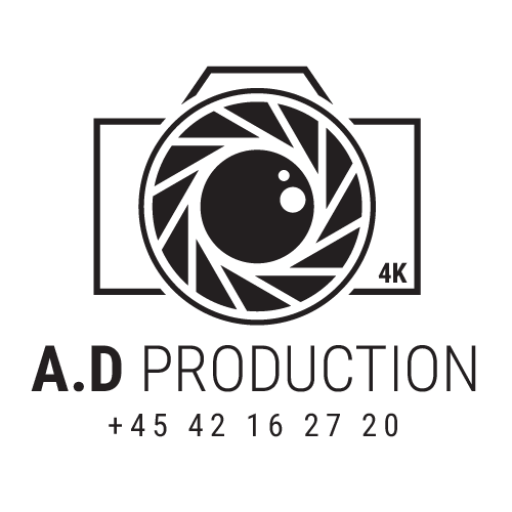 A.D PRODUCTION Logo Sort